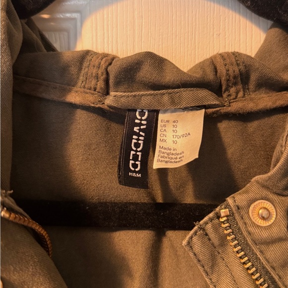 H&M DIVIDED Army Green Jacket - Picture 5 of 8